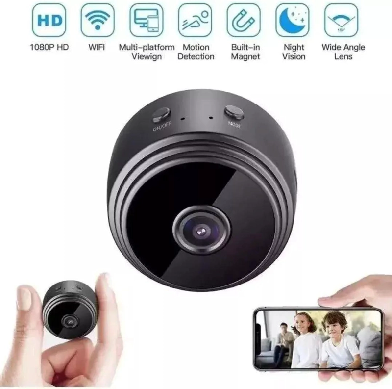 CAMARA ESPIA COMPACTA CON VISION NOCTURNA Y WIFI - 2