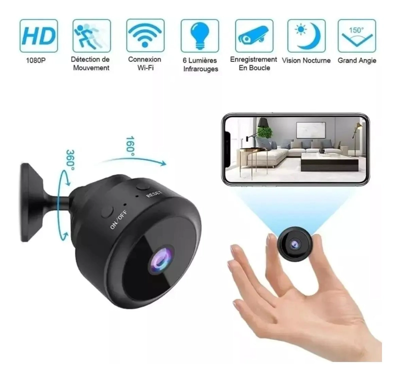 CAMARA ESPIA COMPACTA CON VISION NOCTURNA Y WIFI - 3