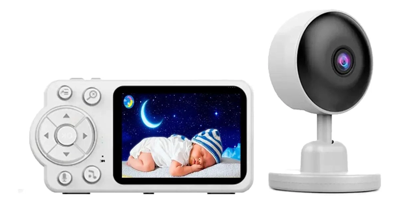 MONITOR PARA BEBE  CON CAMARA Y AUDIO BIDIRECCIONAL - 1
