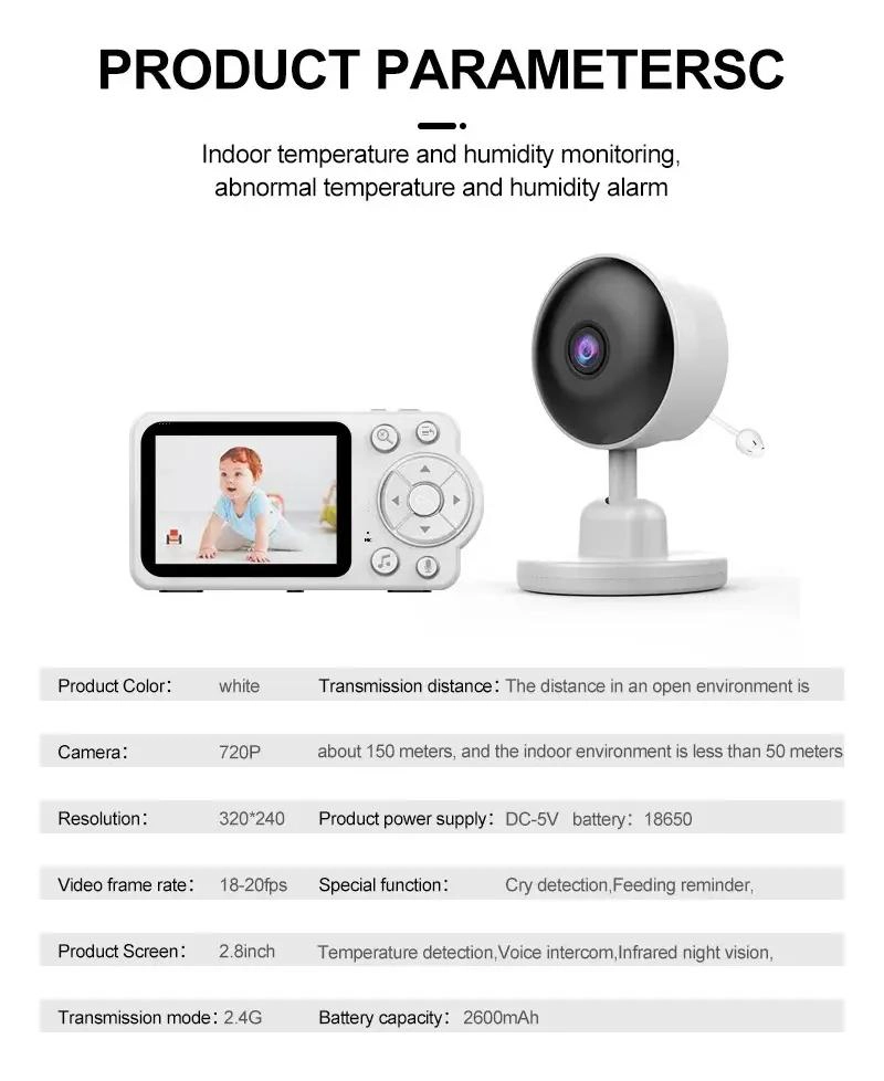 MONITOR PARA BEBE  CON CAMARA Y AUDIO BIDIRECCIONAL - 10
