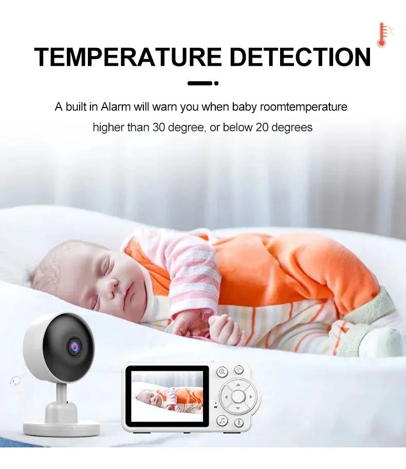 MONITOR PARA BEBE  CON CAMARA Y AUDIO BIDIRECCIONAL - 8