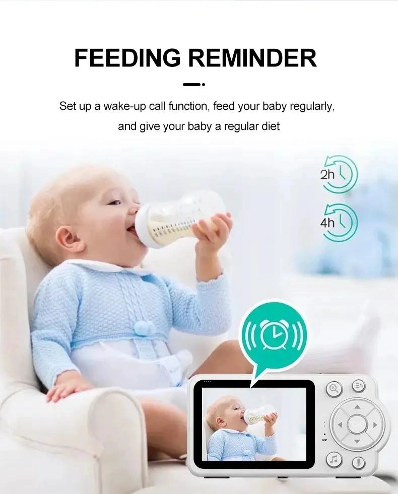 MONITOR PARA BEBE  CON CAMARA Y AUDIO BIDIRECCIONAL - 9