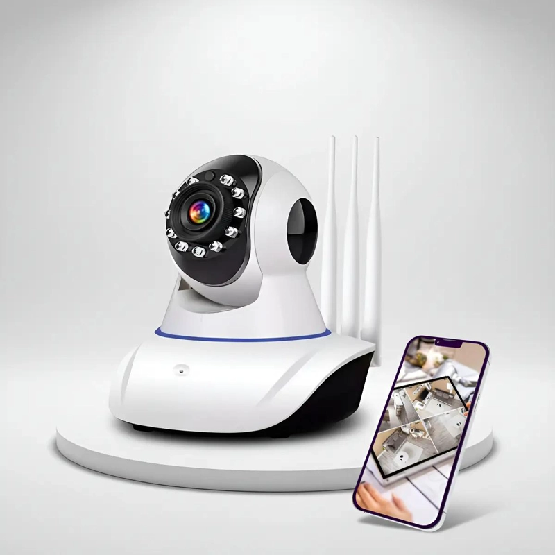 CAMARA IP WIFI HD 360° CON ALARMA Y AUDIO BIDIRECCIONAL - 1