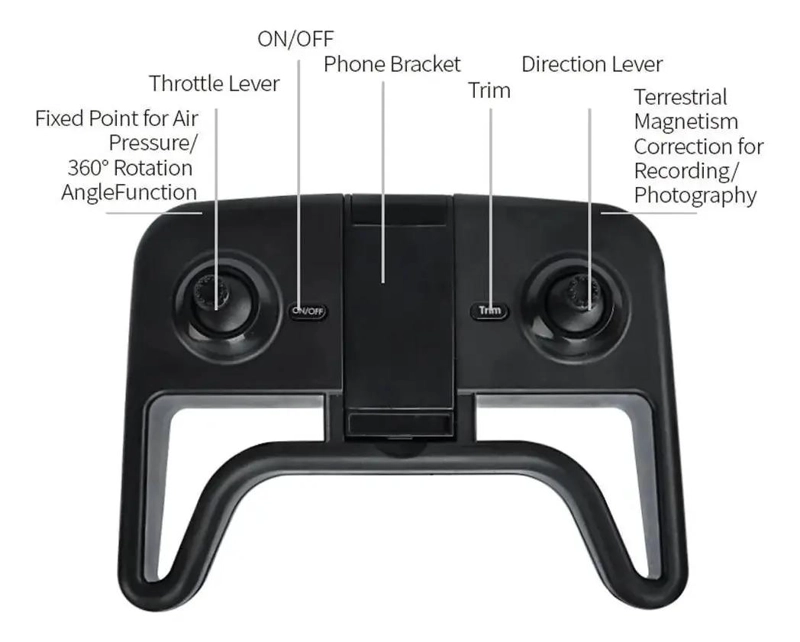 DRON PLEGABLE CON CAMARA DUAL 1080P Y CONECTIVIDAD WIFI - 3