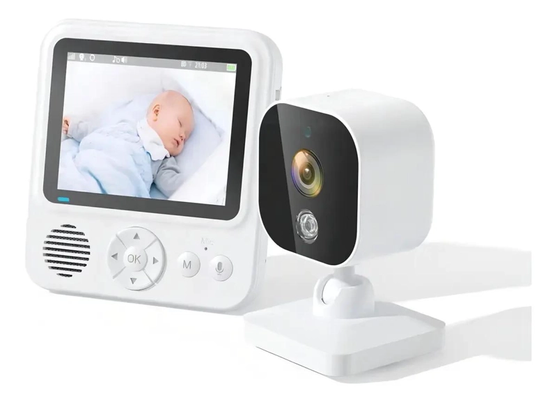 CAMARA BABY MONITOR INALAMBRICA 2.8' PANTALLA COLOR Y VISION NOCTURNA - 1