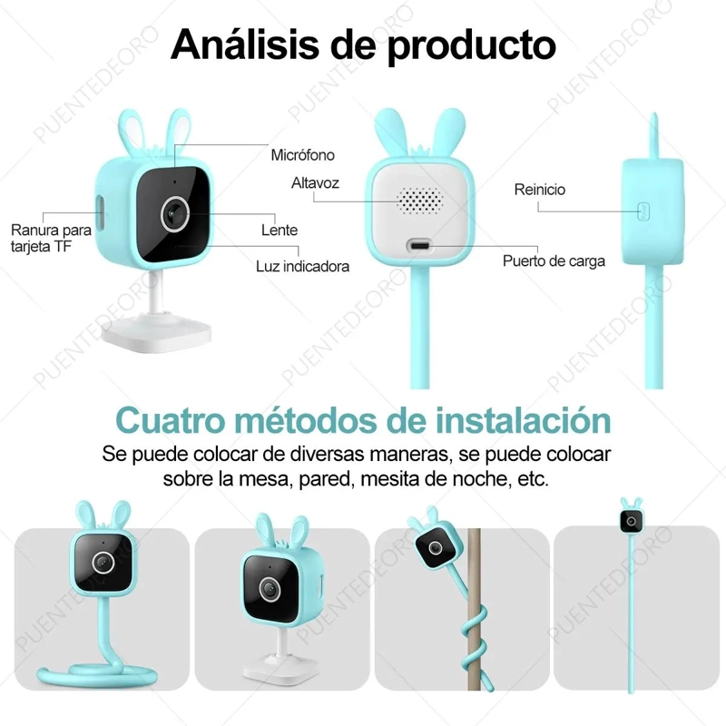 CAMARA DE MONITOREO WIFI CON VISION NOCTURNA Y AUDIO BIDIRECCIONAL - 7