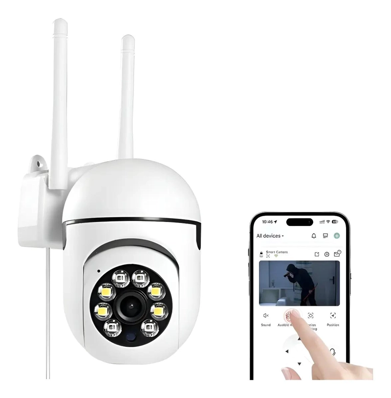 CAMARA DE SEGURIDAD MINI DOMO HD PARA INTERIOR Y EXTERIOR - 1