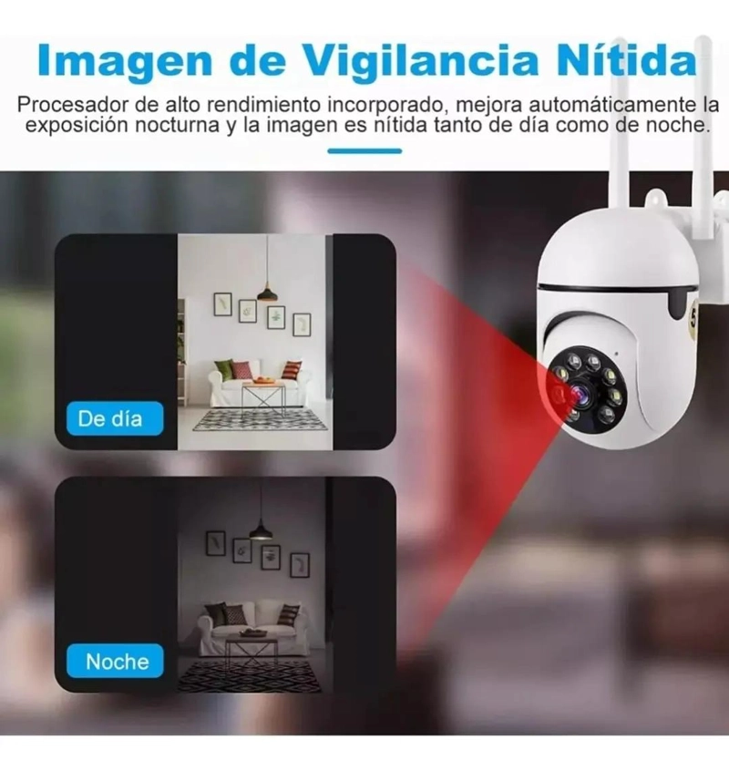 CAMARA DE SEGURIDAD MINI DOMO HD PARA INTERIOR Y EXTERIOR - 3