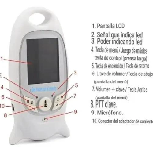 CAMARA DE VIGILANCIA PARA BEBE S CON VISION NOCTURNA Y WI-FI - 5