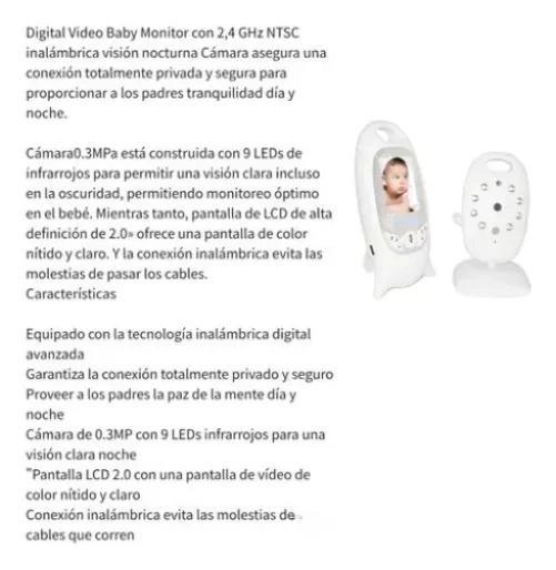 CAMARA DE VIGILANCIA PARA BEBE S CON VISION NOCTURNA Y WI-FI - 7