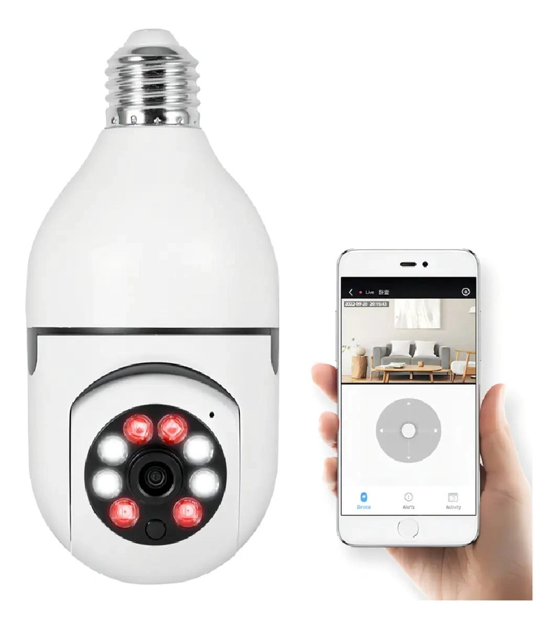 CAMARA DE SEGURIDAD SMART WIFI CON VISION NOCTURNA - 1