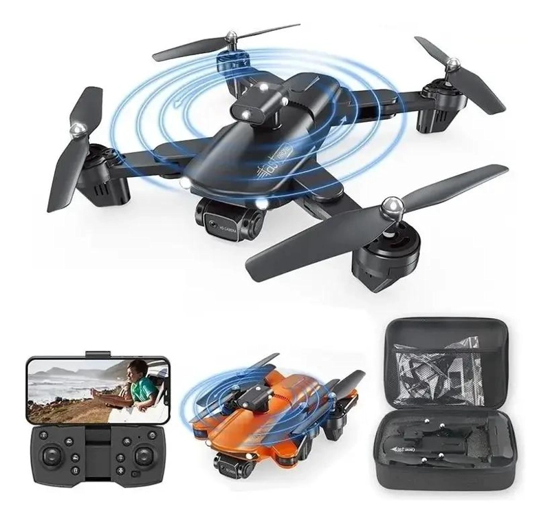 MINI DRONE PLEGABLE CON DOBLE CAMARA FULL HD Y CONTROL REMOTO - 9
