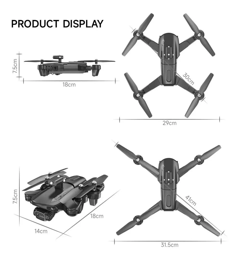 MINI DRONE DOBLE CAMARA FULL HD CON CONEXION WIFI - 7