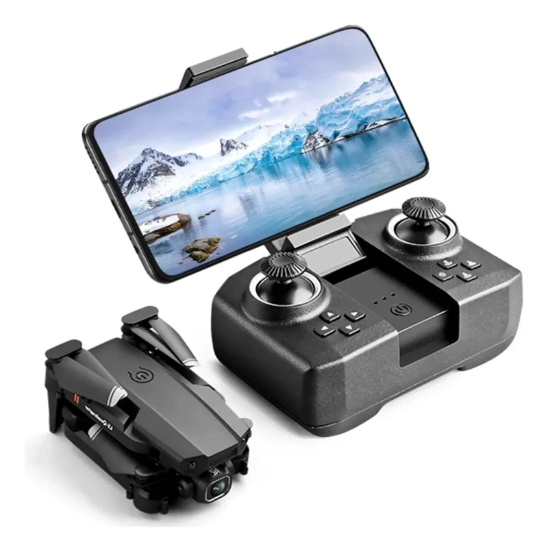 DRON PLEGABLE 4K HD CON CAMARA DUAL Y CONTROL REMOTO - 1