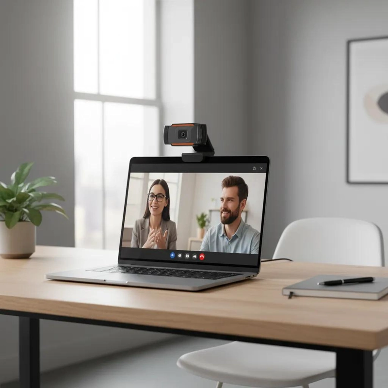 CAMARA WEB HD 720P PARA VIDEOCONFERENCIAS Y STREAMING - 5