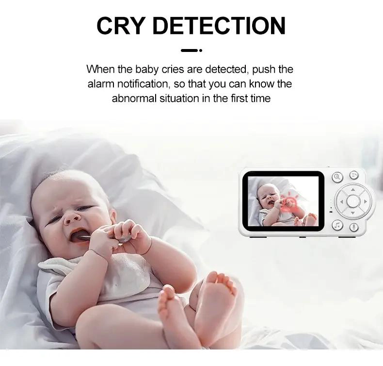 CAMARA DE MONITOREO PARA BEBE S CON PANTALLA LCD DE 2,8 PULGADAS - 4