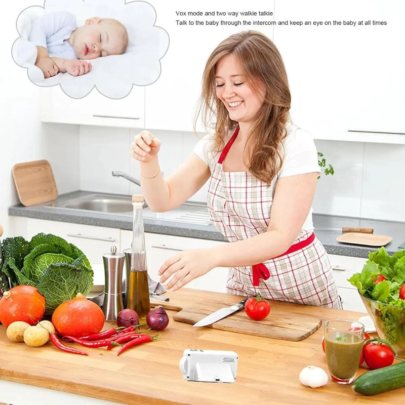 CAMARA DE MONITOREO PARA BEBE S CON PANTALLA LCD DE 2,8 PULGADAS - 5