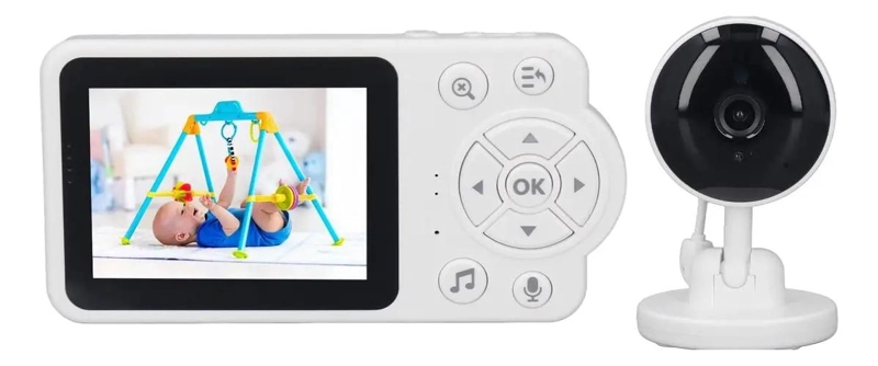 CAMARA DE MONITOREO PARA BEBE S CON PANTALLA LCD DE 2,8 PULGADAS - 7