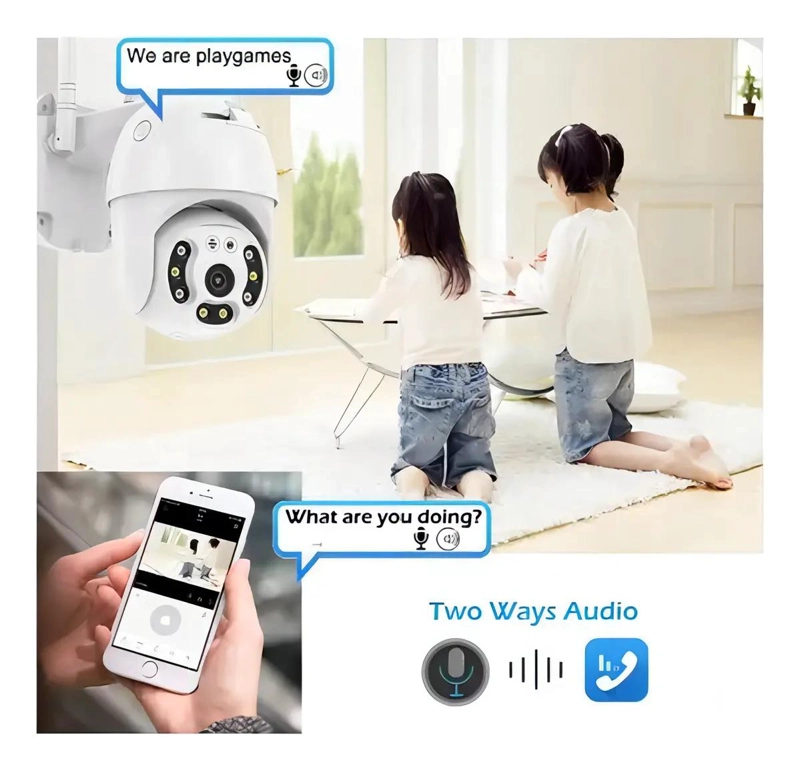 CAMARA DE SEGURIDAD 360 GRADOS PARA EXTERIORES IP PANORAMICA - 3