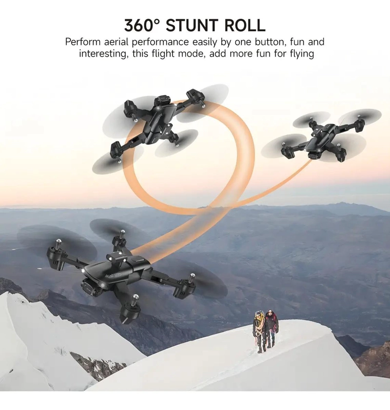 MINI DRONE DOBLE CAMARA FULL HD CON SENSOR DE GRAVEDAD - 4