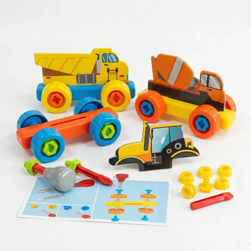 SET DE JUGUETES DE MAQUINARIA PARA CONSTRUCCION IDEAL PARA NIÑOS - 1