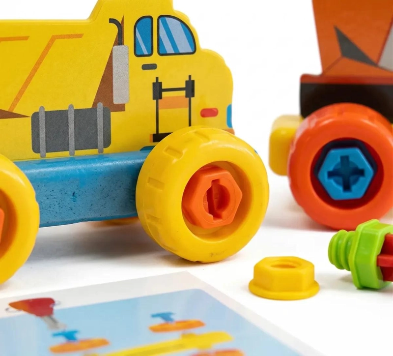 SET DE JUGUETES DE MAQUINARIA PARA CONSTRUCCION IDEAL PARA NIÑOS - 4