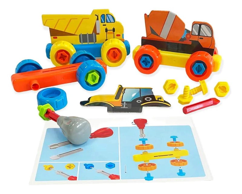 SET DE JUGUETES DE MAQUINARIA PARA CONSTRUCCION IDEAL PARA NIÑOS - 6