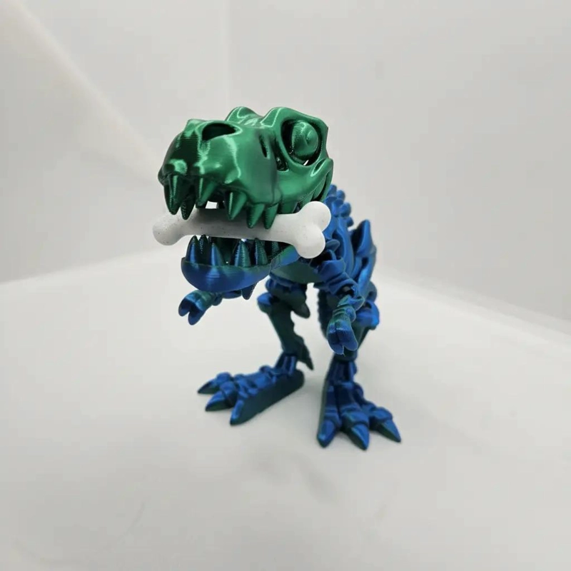 ESQUELETO ARTICULADO DE T-REX COLORIDO PARA JUGAR Y APRENDER - 8