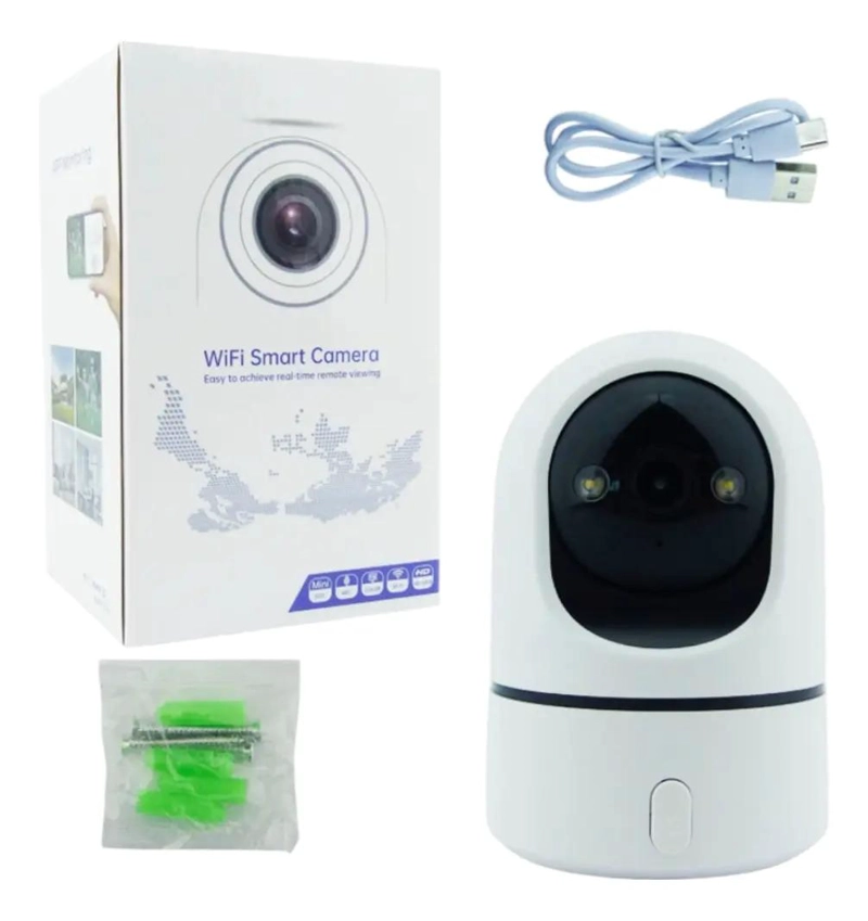 CAMARA DE VIGILANCIA IP WIFI CON ROTACION Y ALERTA - 5