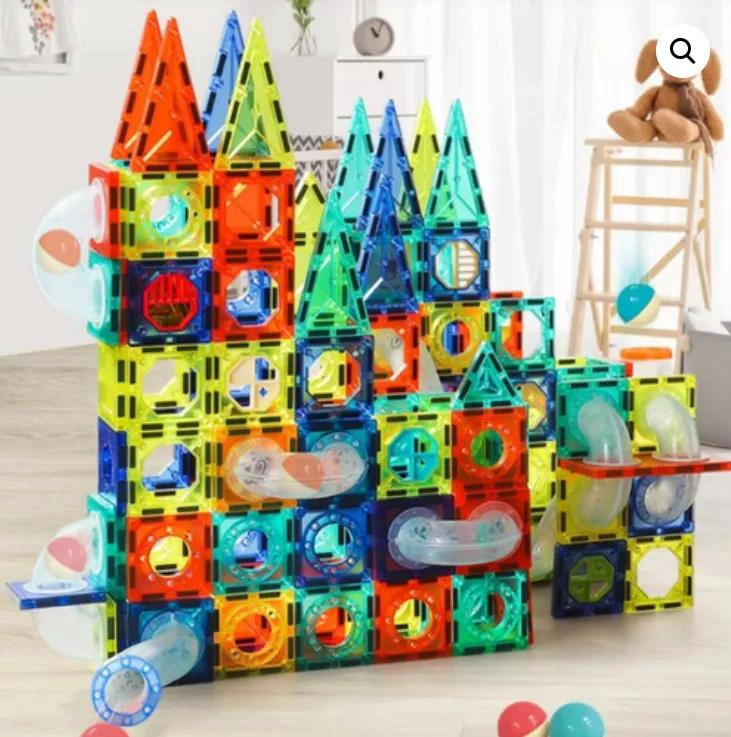 SET DE BLOQUES MAGNE TICOS DE CONSTRUCCION PARA NIÑOS - 4