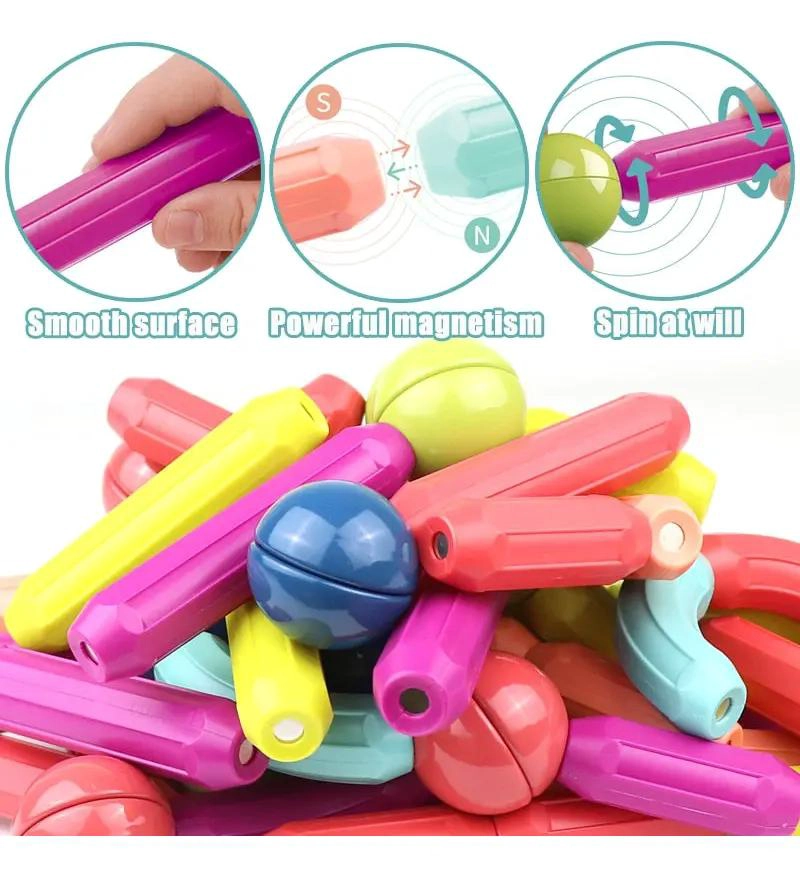 JUEGO DE CONSTRUCCION MAGNE TICA PARA NIÑOS 36 PIEZAS - 5