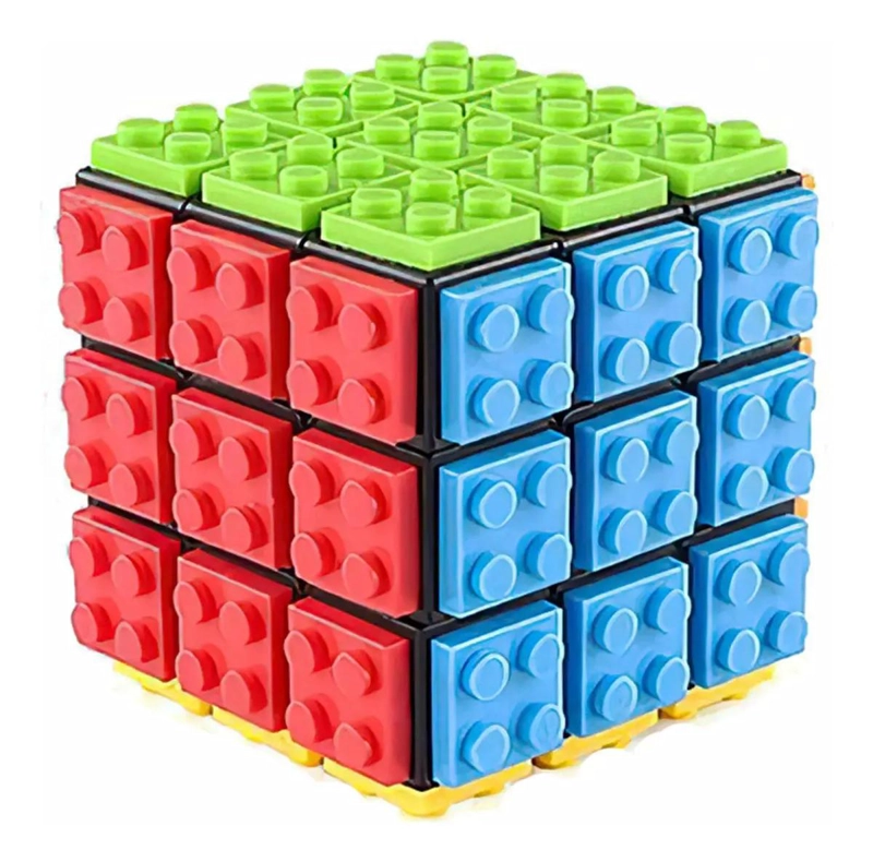 CUBO DE CONSTRUCCION 3X3 ESTILO BLOQUES DE DIVERSION - 6