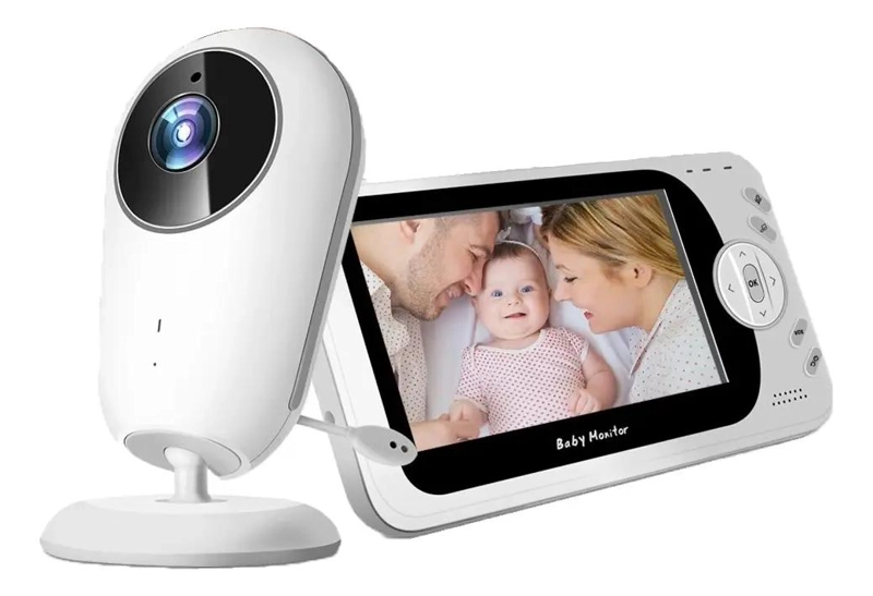 MONITOR DE BEBE  4.3 PULGADAS CON VISION NOCTURNA Y AUDIO BIDIRECCIONAL - 1