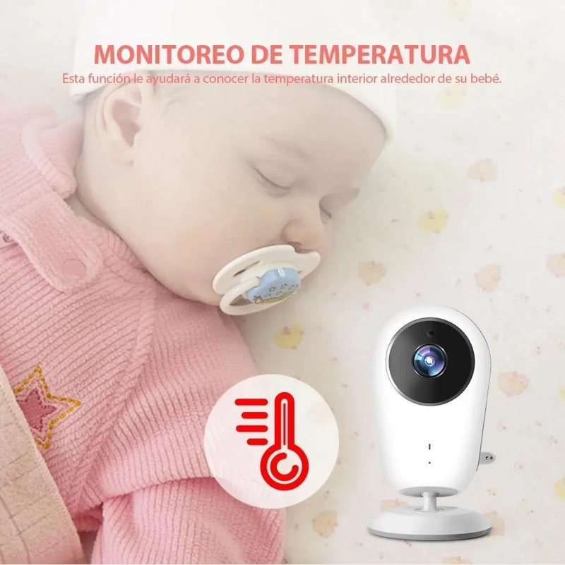 MONITOR DE BEBE  4.3 PULGADAS CON VISION NOCTURNA Y AUDIO BIDIRECCIONAL - 10
