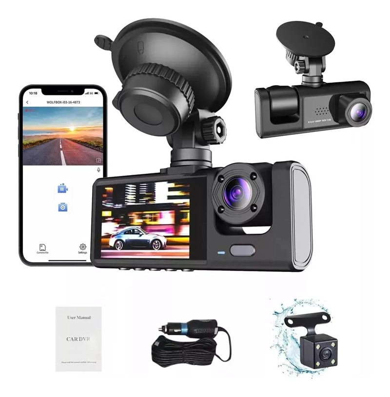 CAMARA DE AUTO HD 1080P CON WI-FI Y VISION NOCTURNA - 3