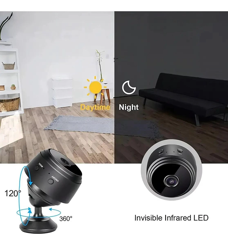 CAMARA DE SEGURIDAD WI-FI FULL HD CON VISION NOCTURNA - 4