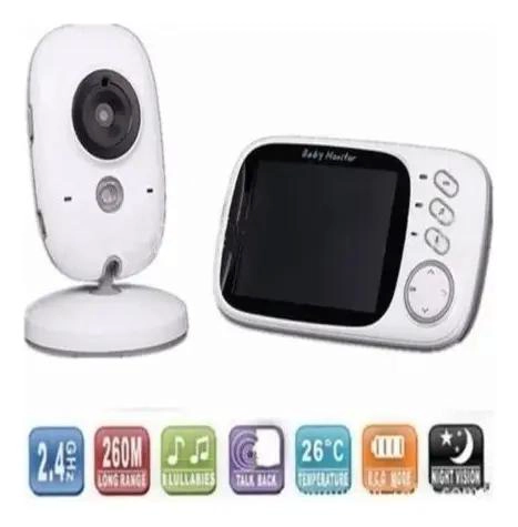 MONITOR DE BEBE  CON CAMARA Y VISION NOCTURNA PARA VIGILANCIA - 4