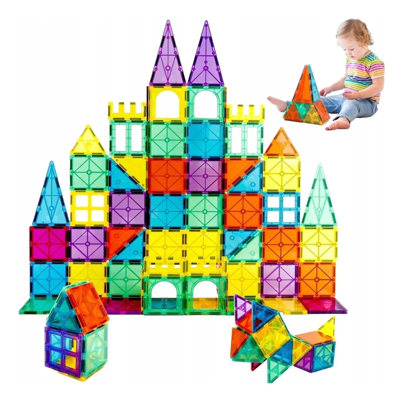BLOQUES MAGNE TICOS DE CONSTRUCCION PARA NIÑOS 22 PIEZAS - 1