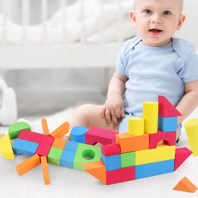JUEGO DE 46 BLOQUES DE ESPUMA PARA CONSTRUCCION INFANTIL - 6
