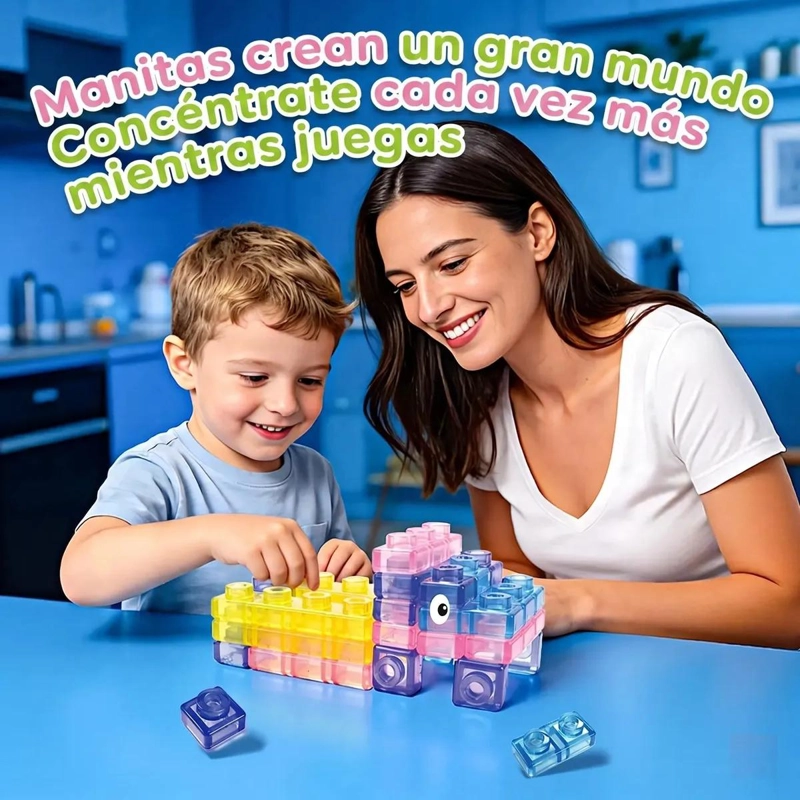 BLOQUES DE CONSTRUCCION BLANDOS PARA ESTIMULACION TEMPRANA DE NIÑOS - 2