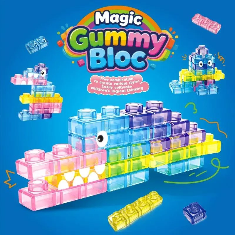 BLOQUES DE CONSTRUCCION BLANDOS PARA ESTIMULACION TEMPRANA DE NIÑOS - 6