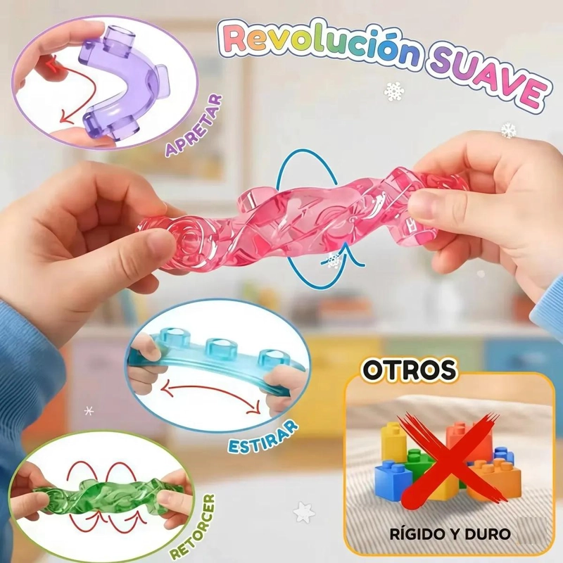 BLOQUES DE CONSTRUCCION BLANDOS PARA ESTIMULACION TEMPRANA DE NIÑOS - 7