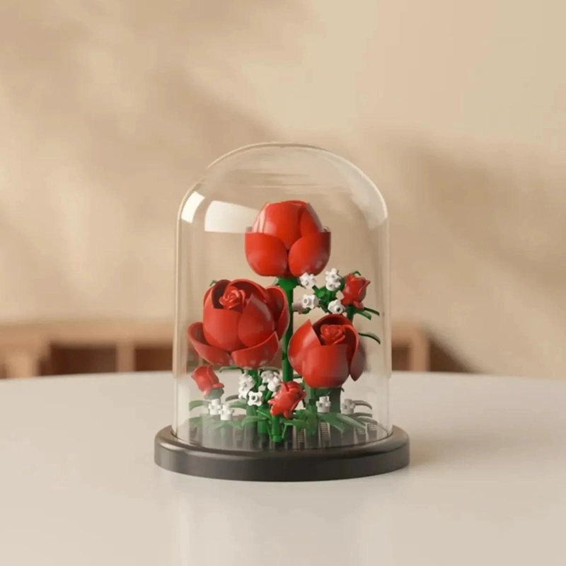 BLOQUES DE CONSTRUCCION DE FLORES PARA NIÑOS - 1