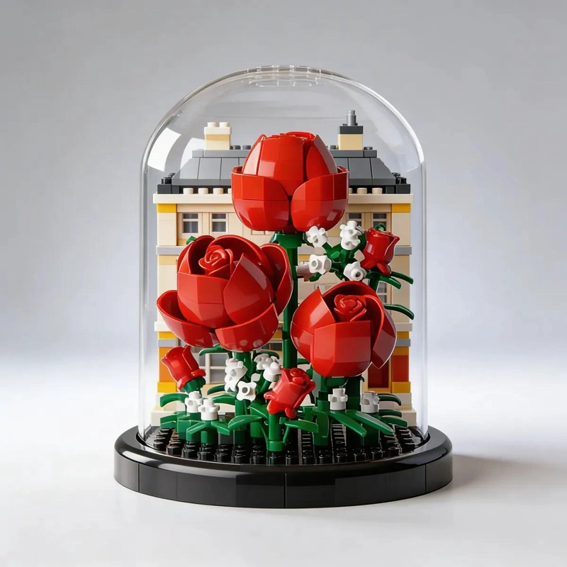 BLOQUES DE CONSTRUCCION DE FLORES PARA NIÑOS - 5