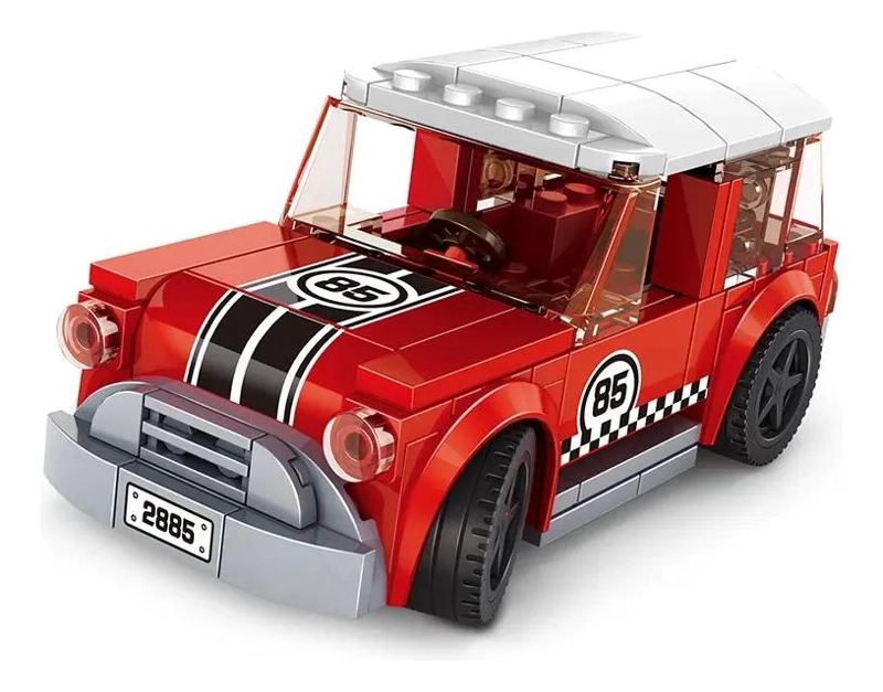 AUTO ARMABLE DE PLASTICO 115 PIEZAS PARA NIÑOS Y ADULTOS - 1