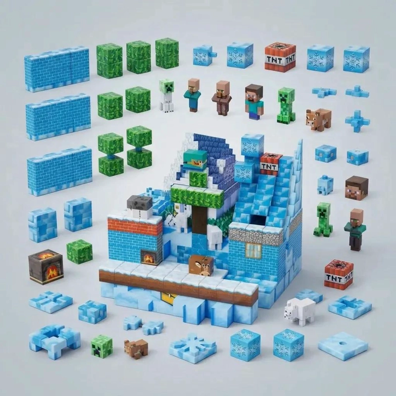 SET DE CONSTRUCCION MAGNE TICO DE 100 PIEZAS PARA NIÑOS - 3