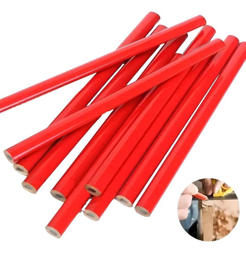 120 LAPICES CARPINTERO OVALADOS PARA CONSTRUCCION - 1