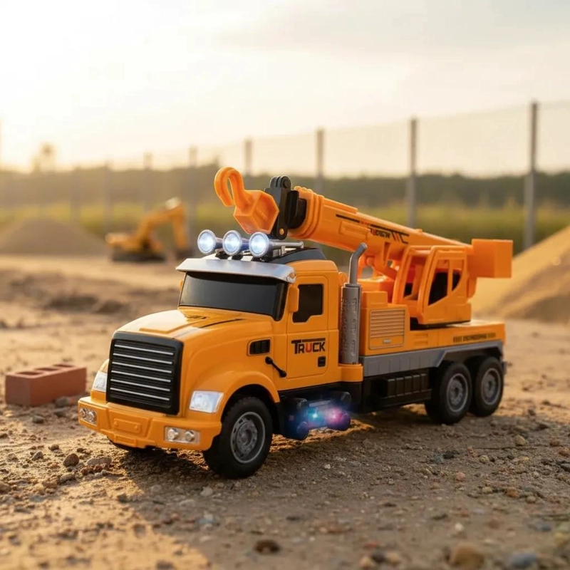 GRUA A CONTROL REMOTO CON LUCES PARA NIÑOS - 2