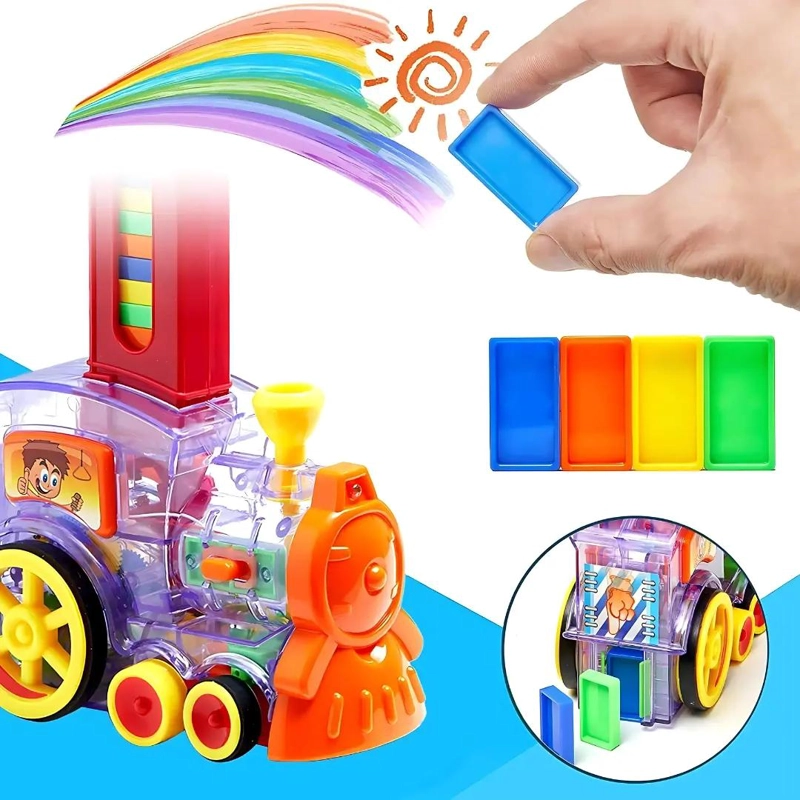 TREN ELECTRONICO AUTOMATICO PARA JUEGO DE DOMINO CON LUCES Y SONIDOS - 2