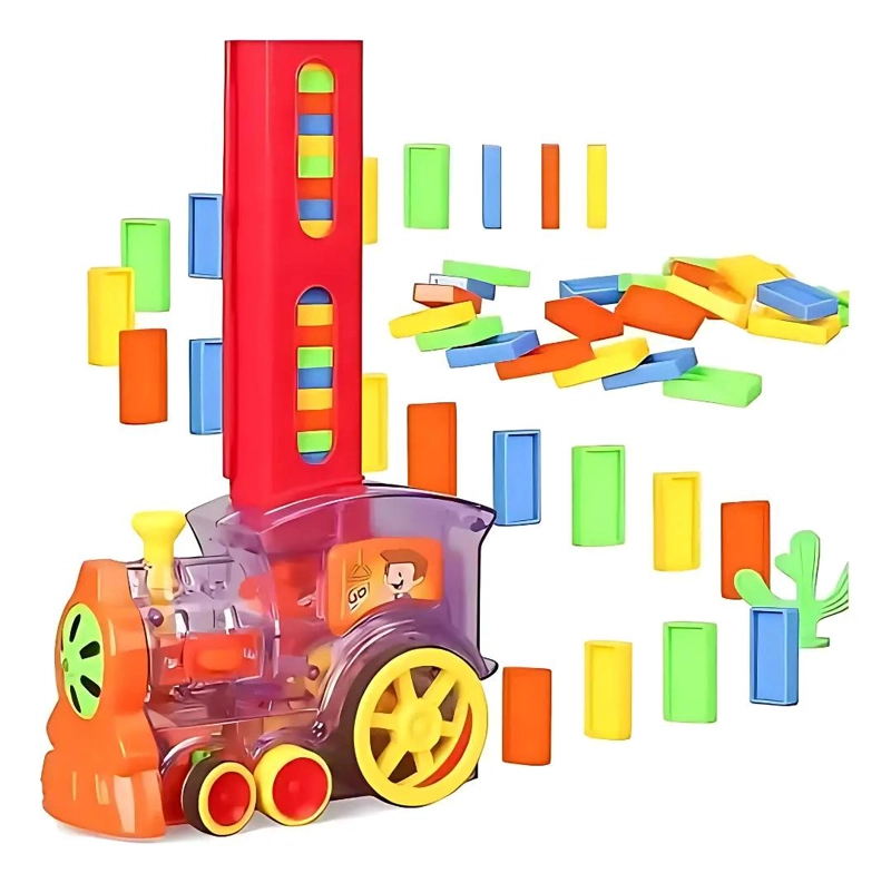 TREN ELECTRONICO AUTOMATICO PARA JUEGO DE DOMINO CON LUCES Y SONIDOS - 4